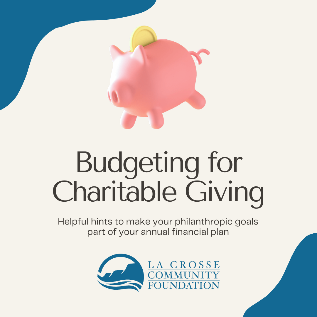 Budgeting for charitable giving