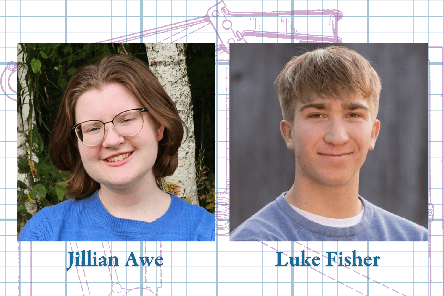Jillian Awe and Luke Fisher are the 2024 recipients of the Coulee Region Engineering Scholarship.